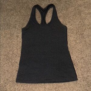 Lululemon Athletica Black Fitted Sleeveless Tank Top